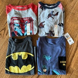 NWT Superhero Spider-Man and Batman bundle